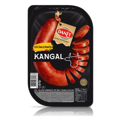 Dana dilimli sucuk ısıl işlem görmüş 250 gr.