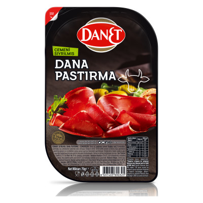 Dana Çemeni Sıyrılmış Pastırma 70g.